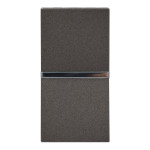 Вимикач  Zenit антрацит 1-й 1 мод.прох.(мех.) (N2102 AN) 2CLA210200N1801