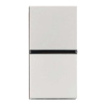 Выключатель Zenit белый 1-й мод. проходной ( 2CLA210200N1101 )