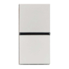 Выключатель Zenit белый 1-й мод. проходной ( 2CLA210200N1101 )