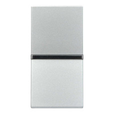 Выключатель Zenit серебряный 1-й мод. промежуточный ( 2CLA211000N1301 )