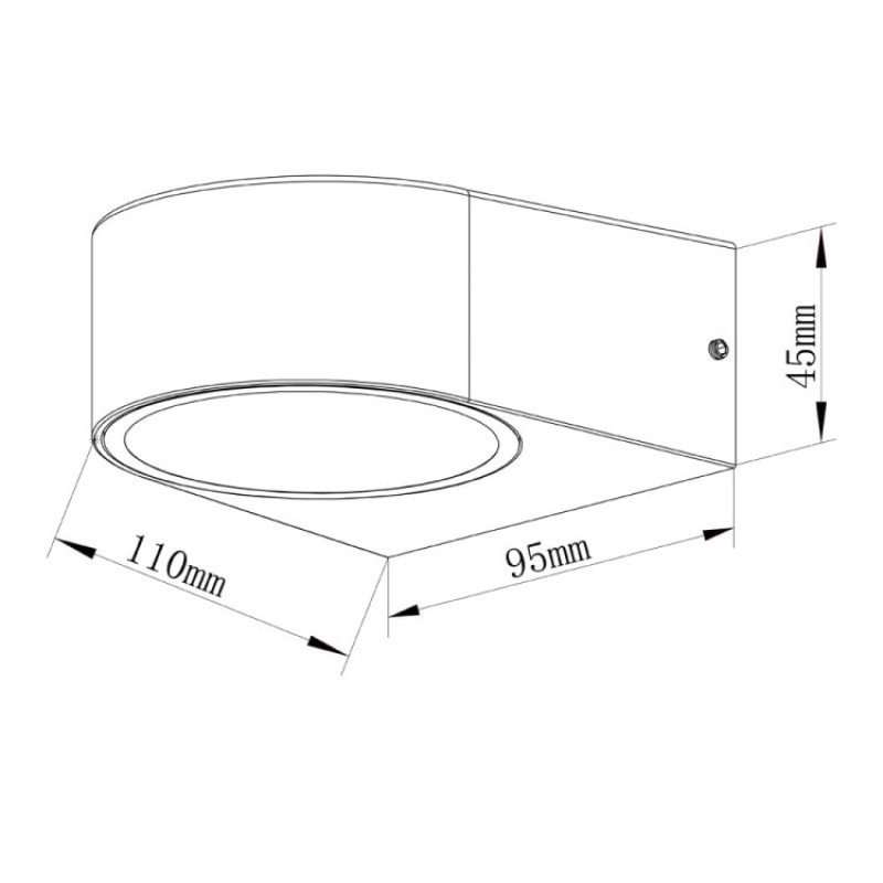 Архитектурный фасадный светильник Ardero DH0120ARD под лампу черный 80423