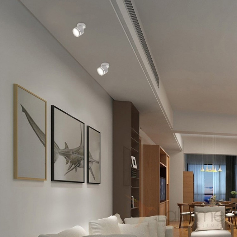 Накладной светильник поворотный спот Ardero ML418-1 под лампу белый 80324