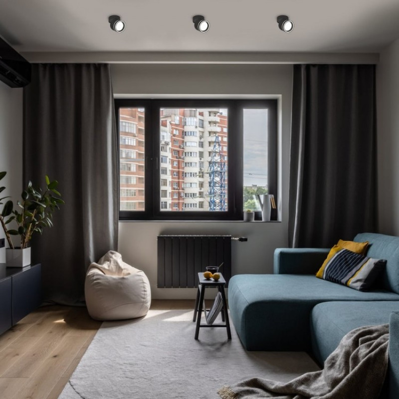 Накладной светильник поворотный спот Ardero ML418-1 черный под лампу 80325