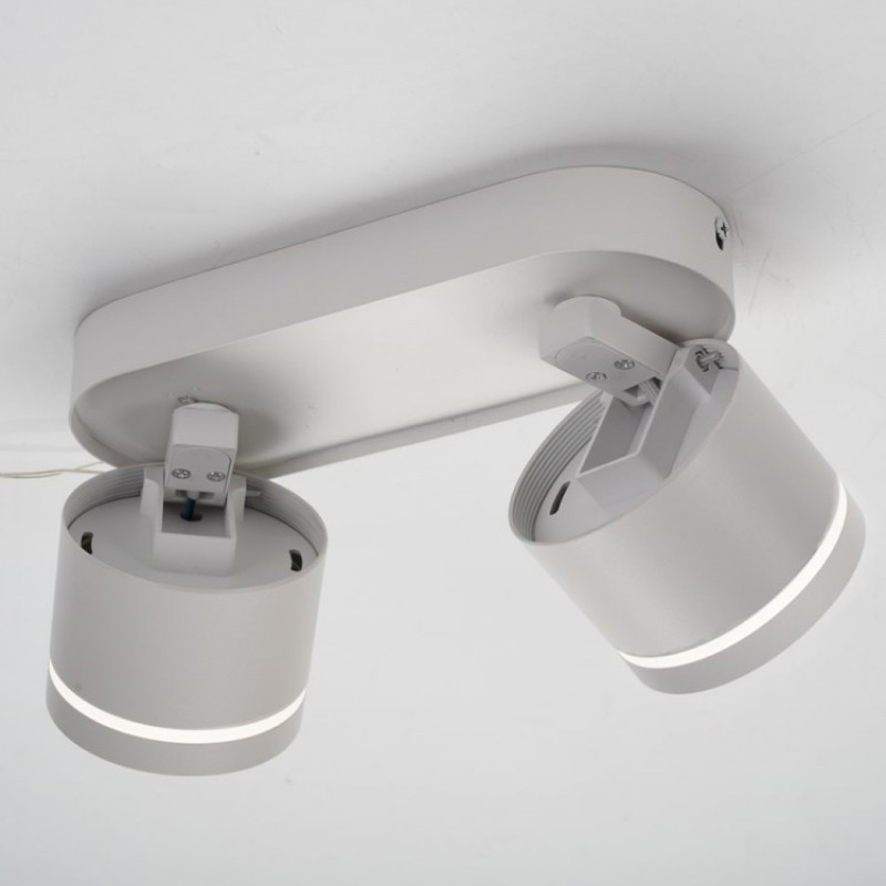 Накладной светильник поворотный спот Ardero ML418-2 под лампу белый 80326