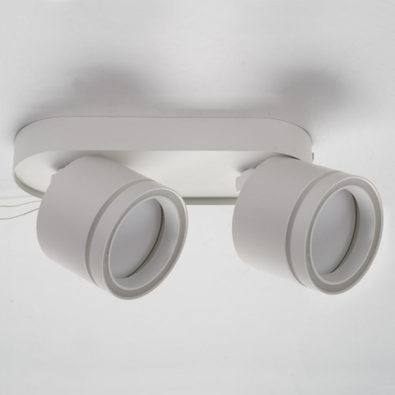 Накладной светильник поворотный спот Ardero ML418-2 под лампу белый 80326