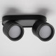 Накладний світильник поворотний спот Ardero ML418-2 під лампу чорний 80327