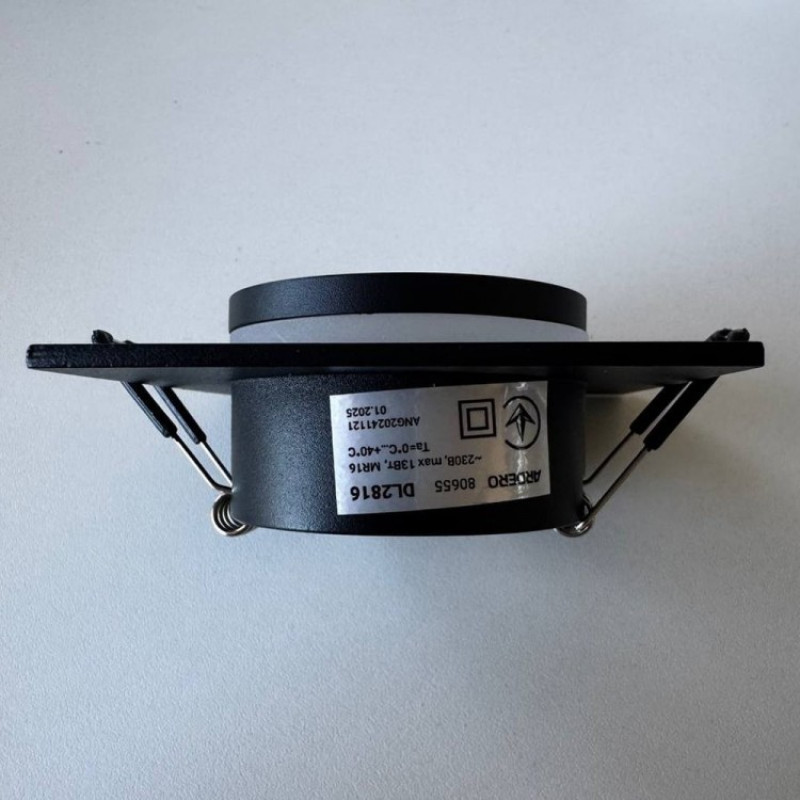 Встраиваемый точечный светильник Ardero DL2816 под лампу черный 80655