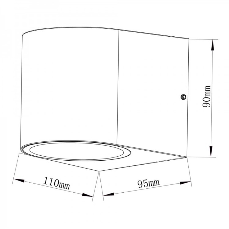 Архитектурный фасадный светильник Ardero DH0130ARD под лампу черный (80424)