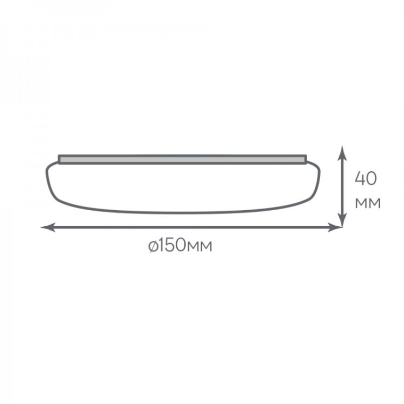 Накладной круглый светодиодный светильник Ardero AL805ARD 18Вт IP40 5000К (80294)