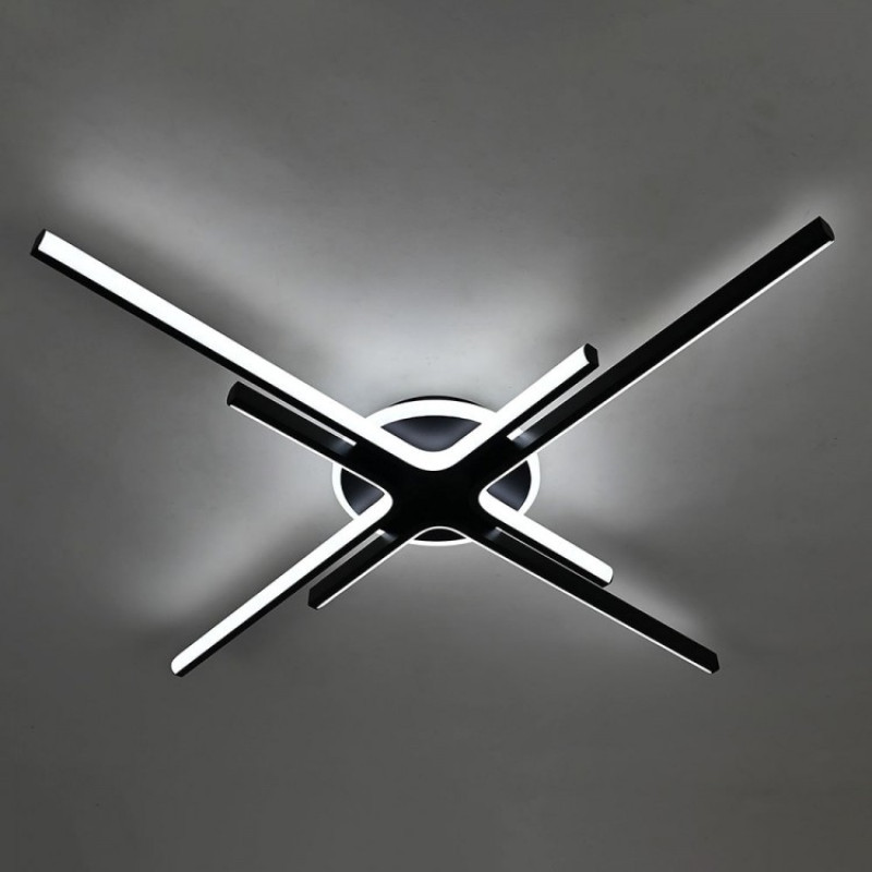 Светодиодный накладной смарт светильник Ardero AL6185-1ARD MILL 64Вт черный 80971