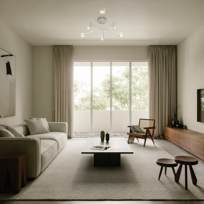 Потолочный светильник Ardero ML486-6 под лампу белый 80978