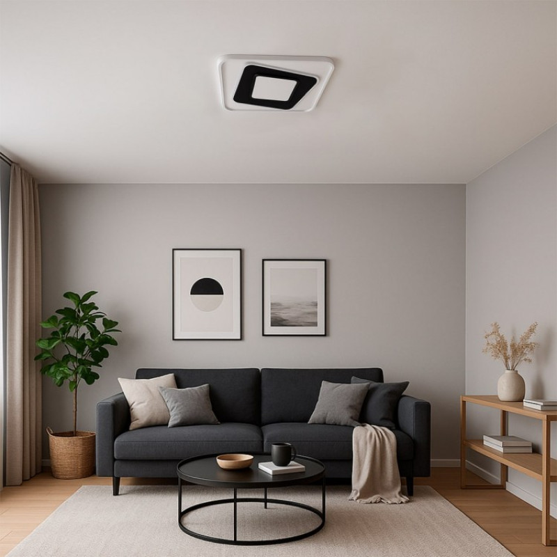 Светодиодный смарт светильник Ardero AL6102ARD CLAUDE S 72Вт черный белый 80969