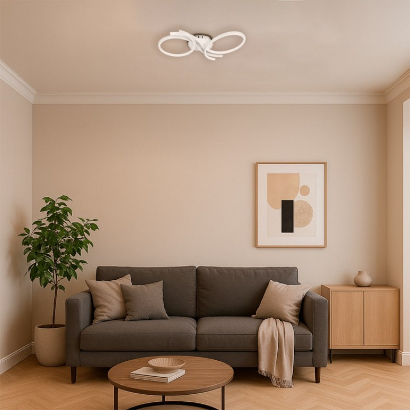 Светодиодный накладной смарт светильник Ardero AL6535ARD FORCE M 52Вт белый 80964