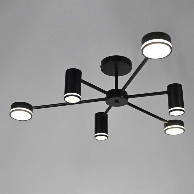 Світильник спот стельовий Ardero ML486-6 під лампу чорний 80979