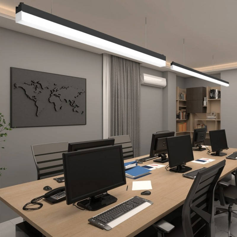 Трековый светодиодный светильник Ardero AL126 60W 4000К черный 80178