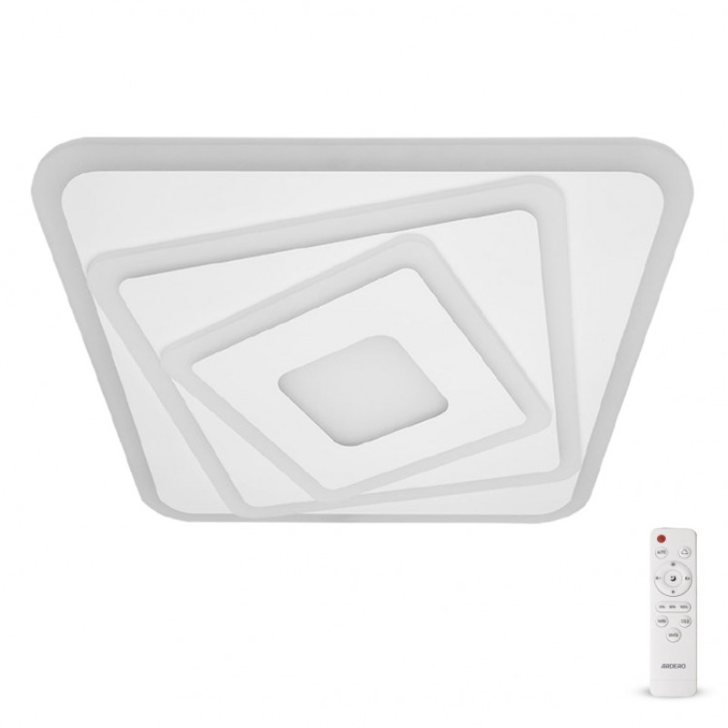 Светодиодный Smart светильник ARDERO AL6112ARD 90W 3000K-6500K OMEGA квадрат (80042)