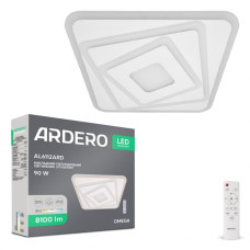 Светодиодный Smart светильник ARDERO AL6112ARD 90W 3000K-6500K OMEGA квадрат (80042)
