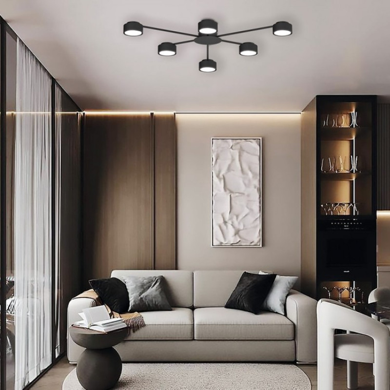 Накладной светильник Ardero ML481-6 под лампу черный 80449