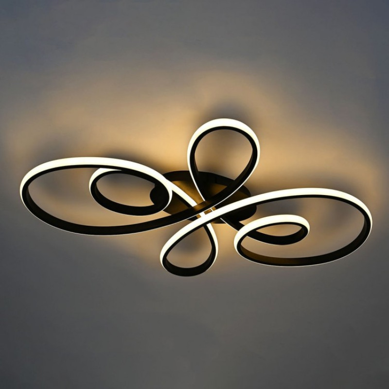 Светодиодная люстра Ardero AL6540-1ARD FABIO М 95Вт черный 80496