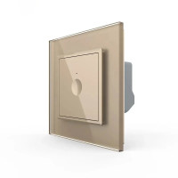 Сенсорный выключатель Sense 1 сенсор Livolo золото (722000113)