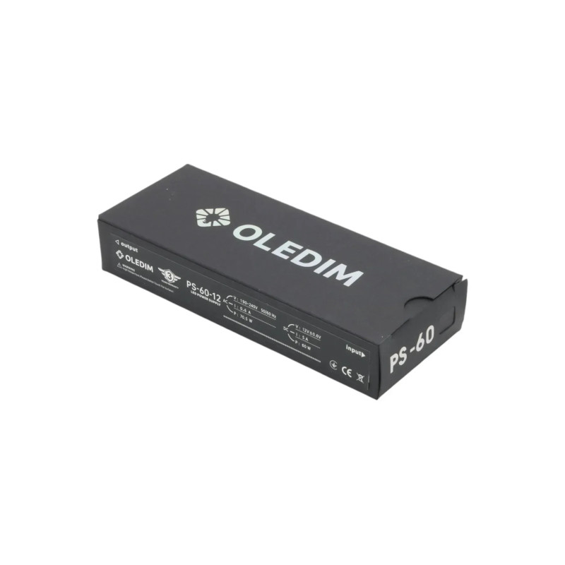 Блок питания OLEDIM PS-60-12V 5A 60W 7771308