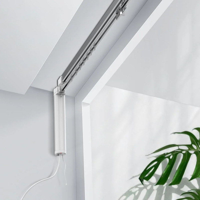 Карниз з регульованою довжиною від 2 до 4 метрів з безшумним Wi-Fi двигуном Livolo (VL-SHJ001/SHQ011