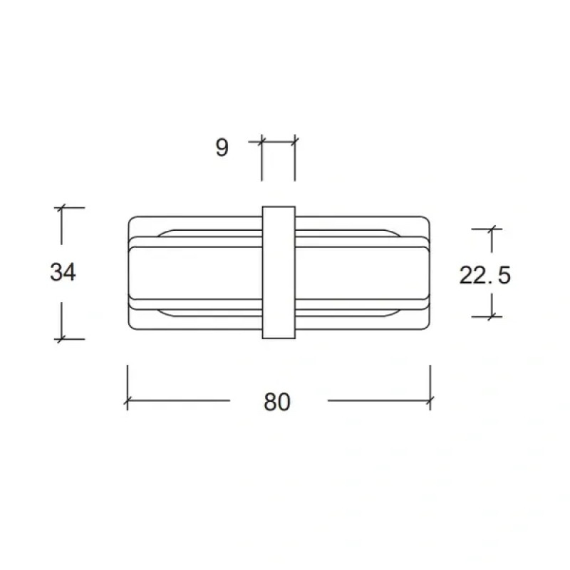 Коннектор прямой OLEDIM OT511 белый 7771164