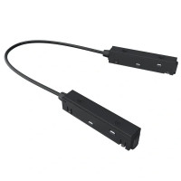 Коннектор питания угловой для магнитного шинопровода OLEDIM 48V черный 7771052