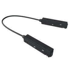 Коннектор питания угловой для магнитного шинопровода OLEDIM 48V черный 7771052