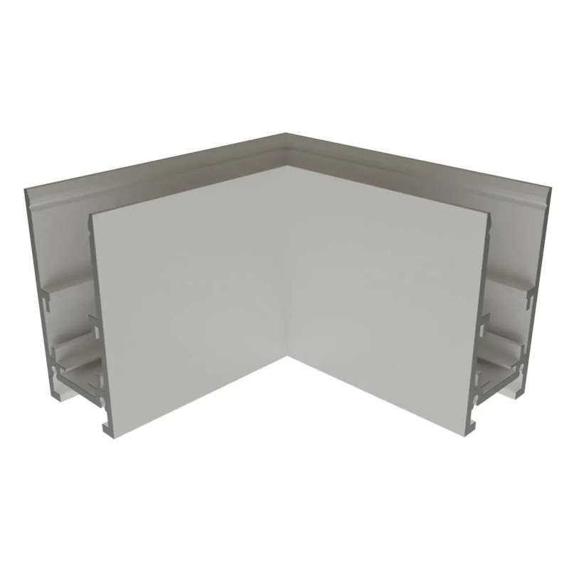 Угловой соединитель для магнитного накладного шинопровода OLEDIM 48V белый 7771356