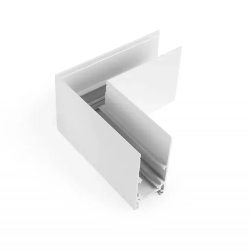 Угловой соединитель для магнитного накладного шинопровода OLEDIM 48V белый 7771356