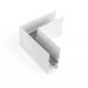 Угловой соединитель для магнитного накладного шинопровода OLEDIM 48V белый 7771356