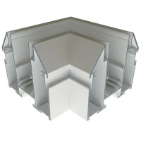 Угловой соединитель для шинопровода натяжного потолка демпфер OLEDIM OL421 OL448V белый 7771583