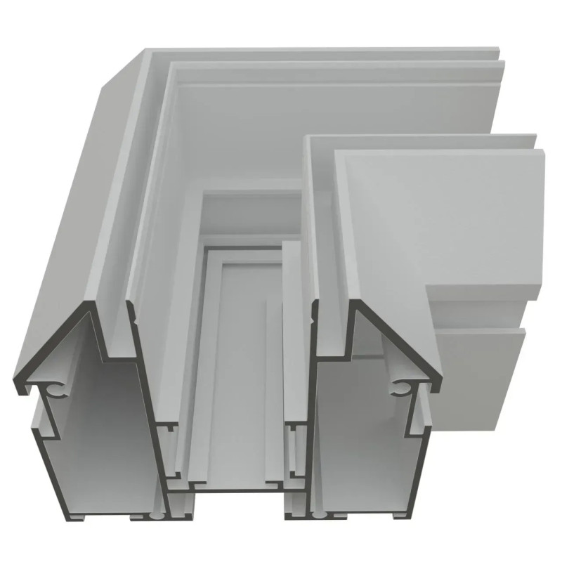Угловой соединитель для шинопровода натяжного потолка демпфер OLEDIM OL421 OL448V белый 7771583