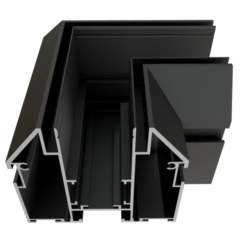 Угловой соединитель для шинопровода натяжного потолка демпфер OLEDIM OL421 OL448V черный 7771065