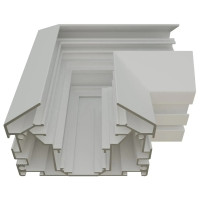 З'єднувач кутовий для шинопровода натяжної стелі (гарпун) OLEDIM OL441 48V білий 7771557