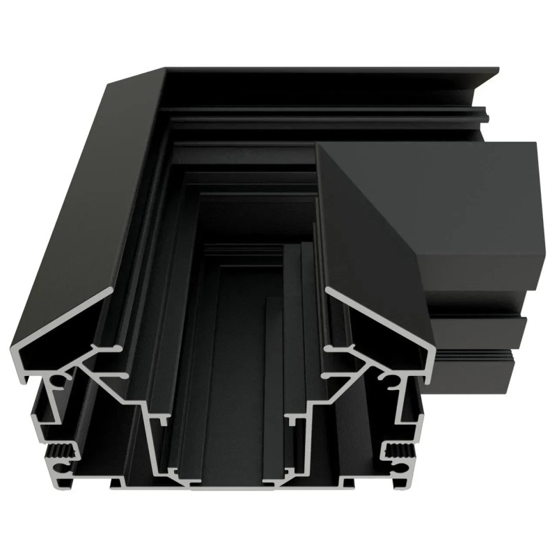 З'єднувач кутовий для шинопровода натяжної стелі (гарпун) OLEDIM OL441 48V чорний 7771556