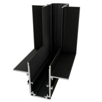 Соединитель угловой настенный для встроенного шинопровода OLEDIM OL402 48V черный 7771060