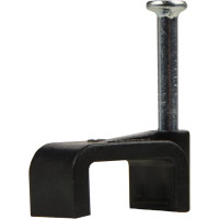 Скоба черная CHF-12 мм плоская (100 шт.) АСКО A0150030047