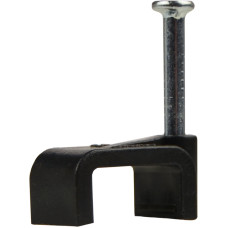 Скоба черная CHF-14 мм плоская (100 шт.) АСКО A0150030048