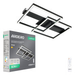 Світлодіодний накладний smart світильник Ardero AL6496ARD URBAN B 75Вт чорний 81063