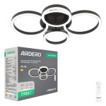 Світлодіодний накладний smart світильник Ardero AL6497ARD URBAN B 70Вт чорний 81065