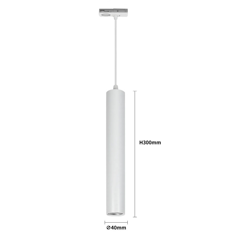 Трековый светильник подвесной OLEDIM OT176 7W 3000K белый 7771238