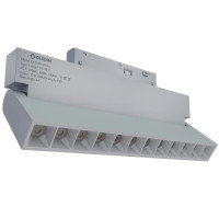 Магнитный трековый светильник поворотный белый OLEDIM OL218 12W 3000k 7771230