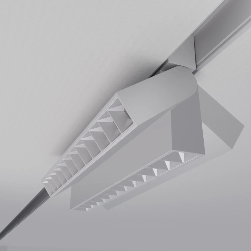 Магнитный трековый светильник поворотный белый OLEDIM OL218 12W 3000k 7771230