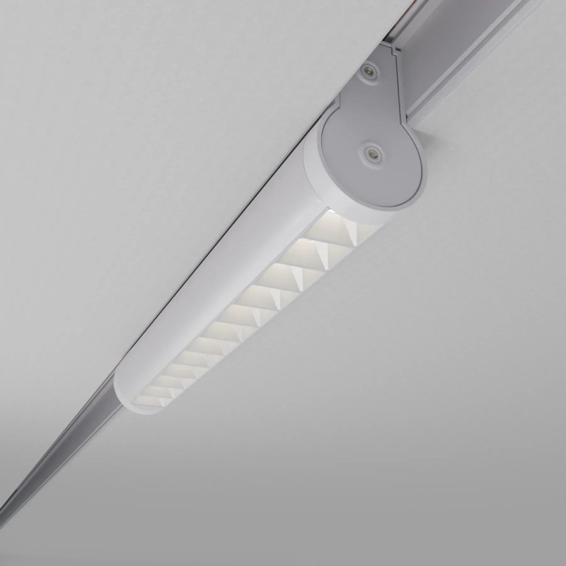 Магнитный трековый светильник поворотный белый OLEDIM OL225 12W 3000k 7771489