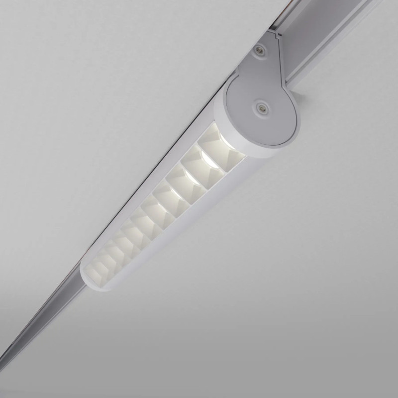 Магнитный трековый светильник поворотный белый OLEDIM OL225 12W 4000k 7771488