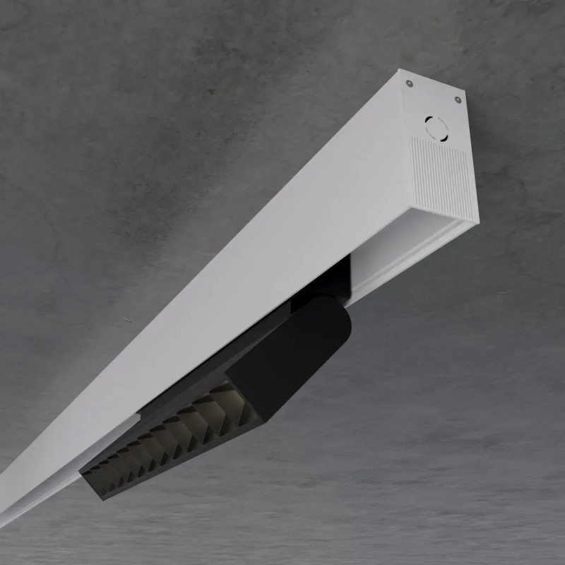 Магнитный трековый шинопровод OLEDIM 48V накладной белый 1м 7771324