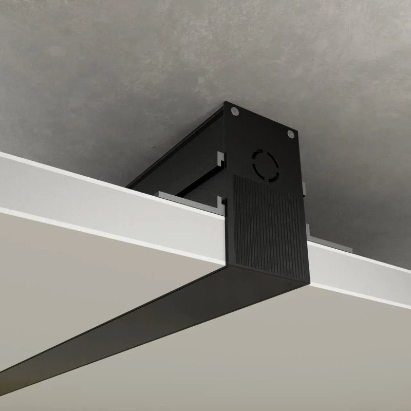 Магнитный трековый шинопровод OLEDIM 48V встроенный черный 3м 7771003