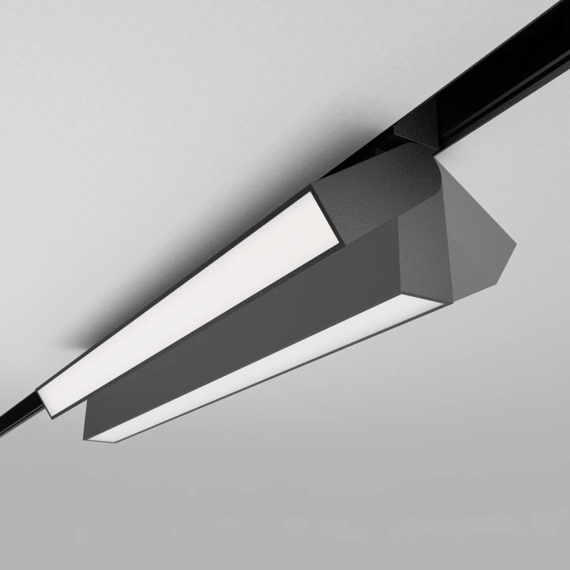 Магнитный трековый светильник поворотный черный OLEDIM OL28 18W 4000k 7771031